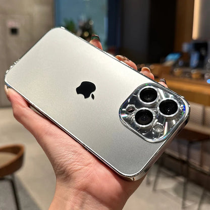Apple 16/15/14/13 lens all-inclusive laser goggles electroplated frosted shell