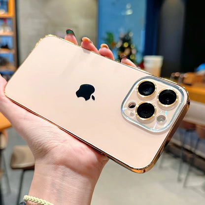 Apple 16/15/14/13 lens all-inclusive laser goggles electroplated frosted shell