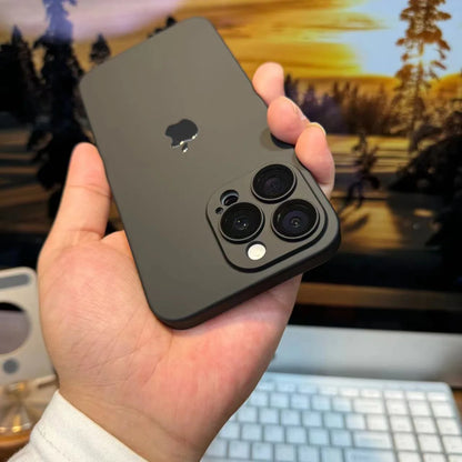 Apple 16/15/14/13/12 lens protection ultra-thin skin-feel PC matte phone case