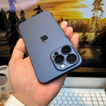 Apple 16/15/14/13/12 lens protection ultra-thin skin-feel PC matte phone case