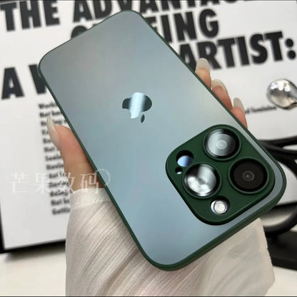 Apple 11-16 comes with lens film 2024 Internet celebrity AG frosted mobile phone case quality product