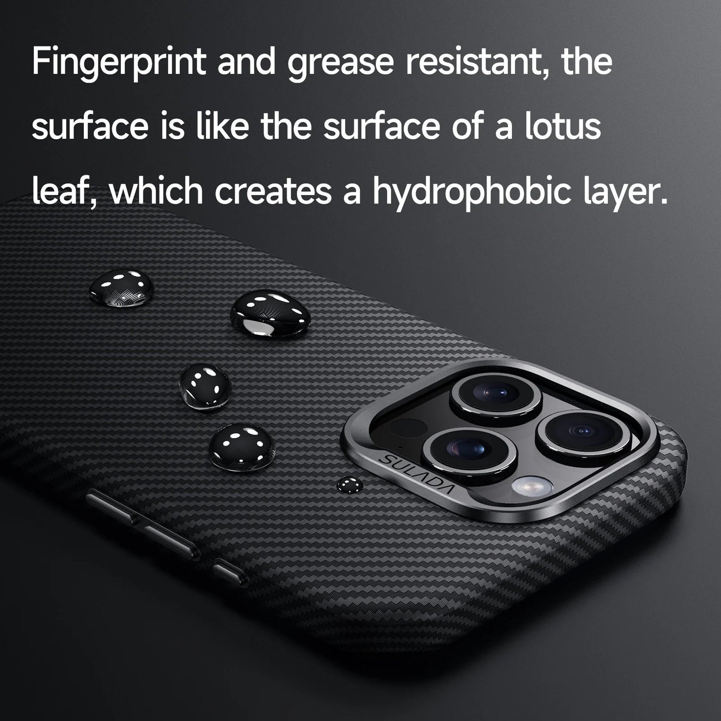 Kevlar Texture Magnetic Cover