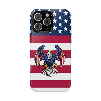 4th of July Independence Day Phone Case – Patriotic Red White Blue Cover for iPhone 16–11