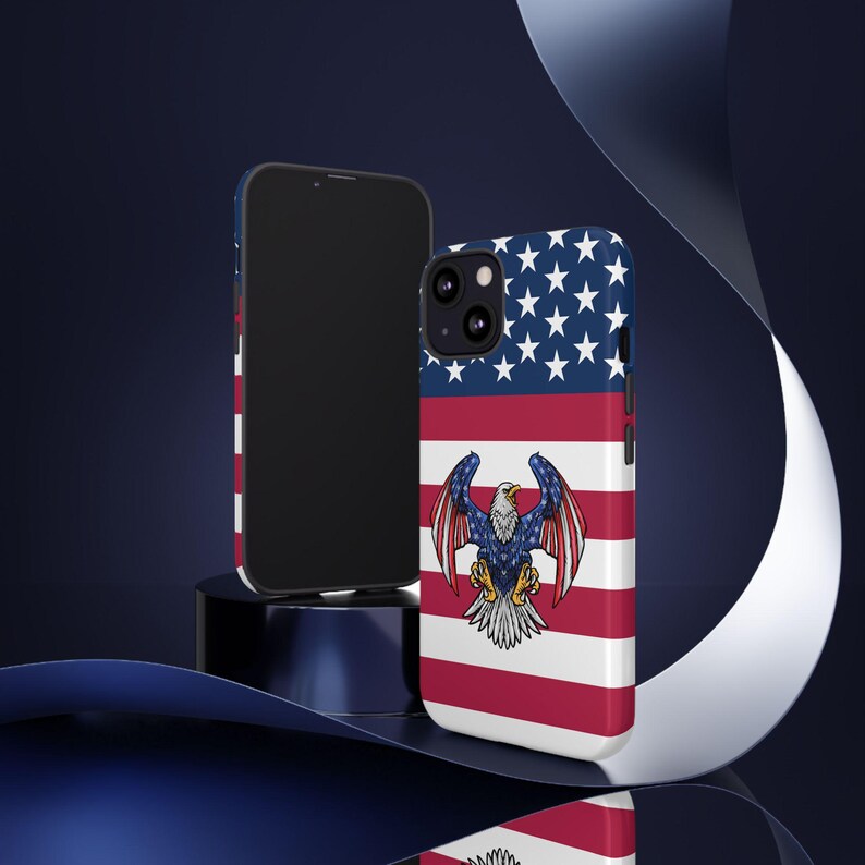 4th of July Independence Day Phone Case – Patriotic Red White Blue Cover for iPhone 16–11
