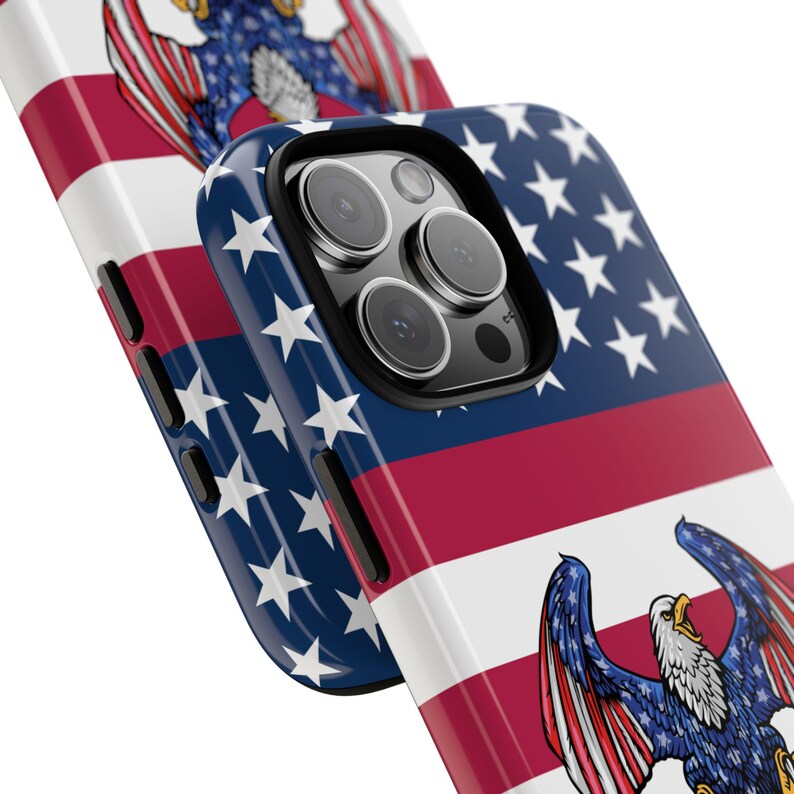 4th of July Independence Day Phone Case – Patriotic Red White Blue Cover for iPhone 16–11