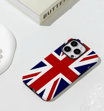 Union Jack Flag of the UK Phone Case Phone Case Film shell For iPhone 16 15 14 13 12 11 Pro Max Plus