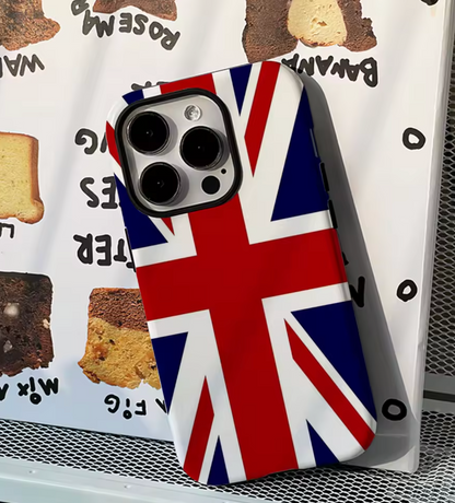 Union Jack Flag of the UK Phone Case Phone Case Film shell For iPhone 16 15 14 13 12 11 Pro Max Plus