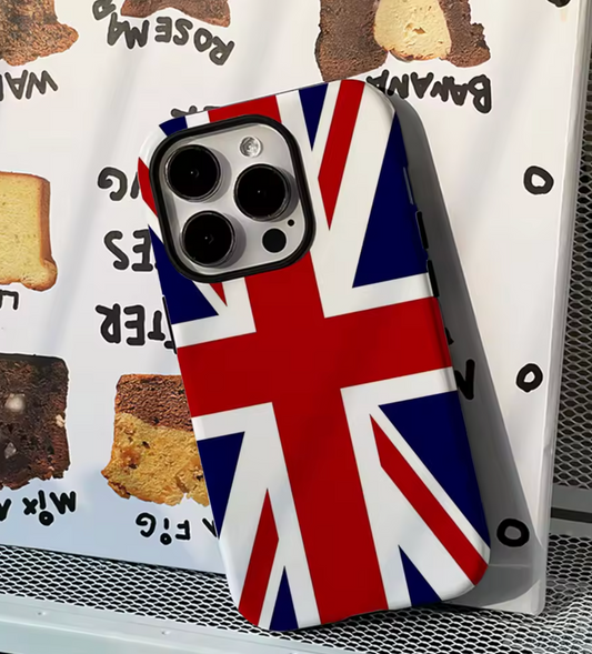 Union Jack Flag of the UK Phone Case Phone Case Film shell For iPhone 16 15 14 13 12 11 Pro Max Plus