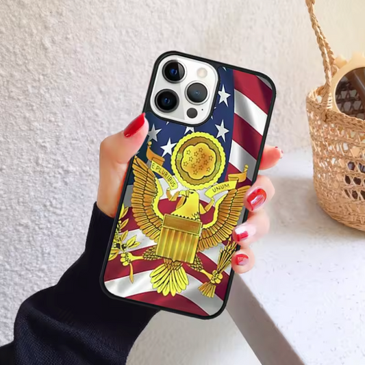 American Flag Made of Red White Blue Baseball Phone Case for iPhone 16 15 14 12 13 mini PLUS X XS XR 11 PRO MAX Shell