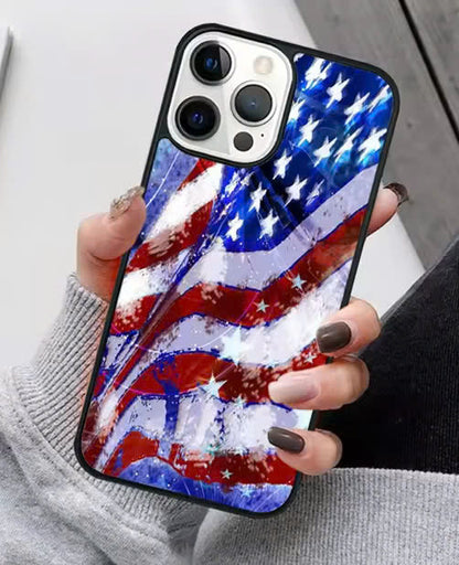America USA Flag Phone Case For iPhone