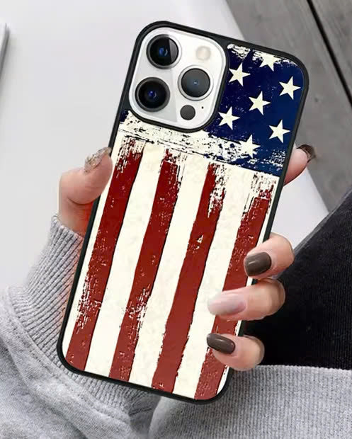 America USA Flag Phone Case For iPhone
