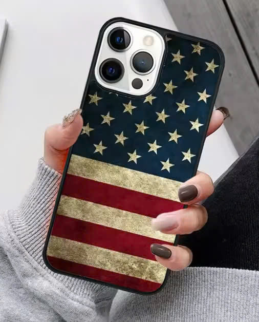 America USA Flag Phone Case For iPhone