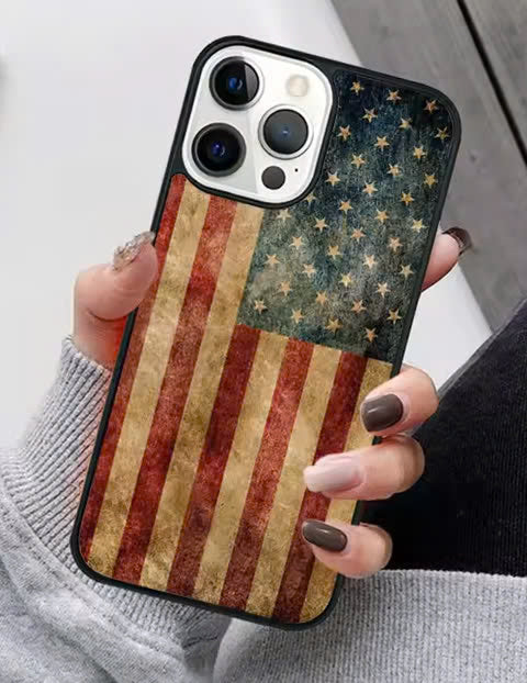 America USA Flag Phone Case For iPhone