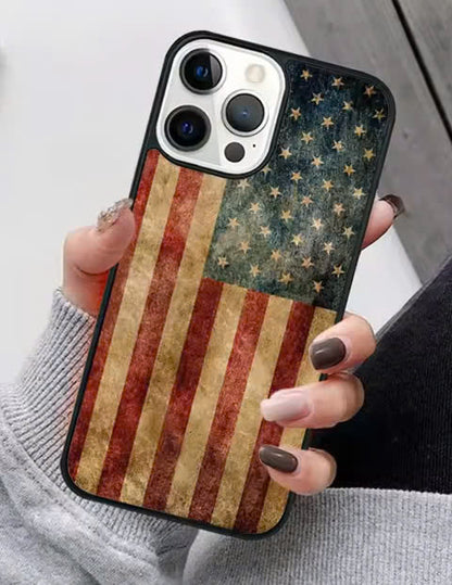 America USA Flag Phone Case For iPhone