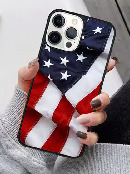 America USA Flag Phone Case For iPhone