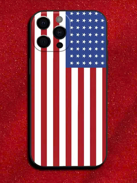 America USA Flag Phone Case For iPhone